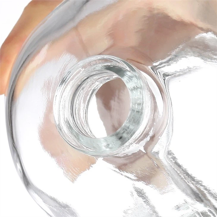 Glass Alcohol Bottles Decorative