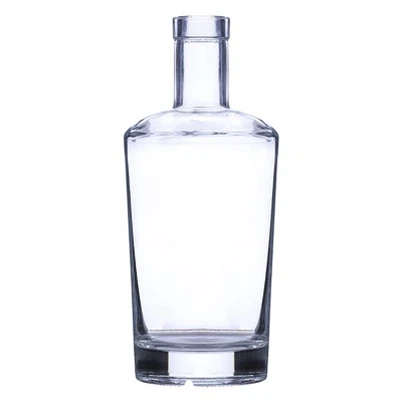 Egyedi lapos szájú vodka üveg